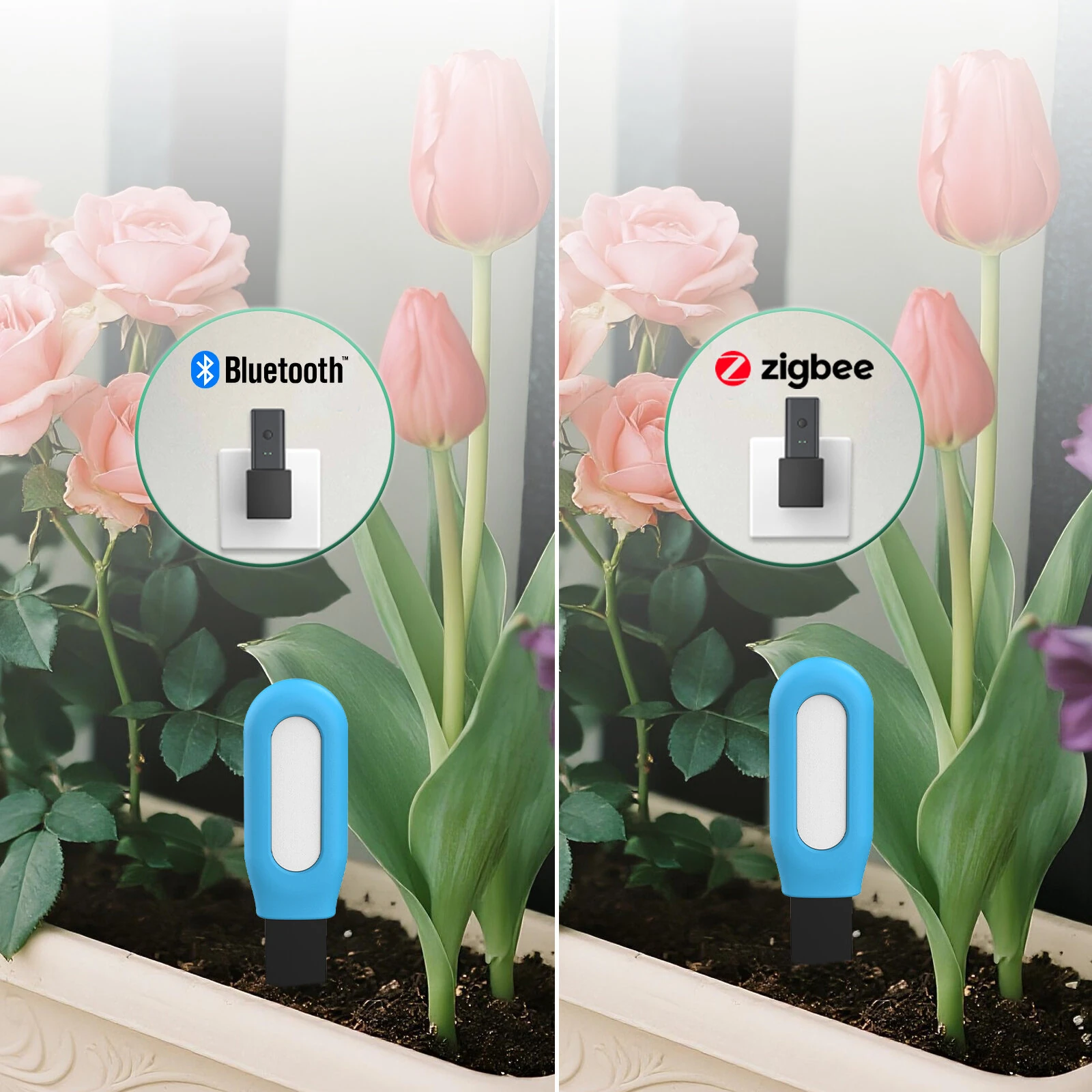 TUYA Soil Moisture Temperature Sensor Bluetooth 4.1 For Zigbee  Waterproof Compatible with Android iOS Smart Irrigation — view 10
