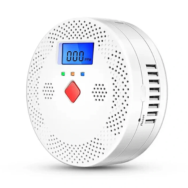 Tuya WiFi Smart Carbon Monoxide Detector Alarm 85dB Sound Warning LCD Digital Display Home Indoor CO Poisoning Siren — Tuya