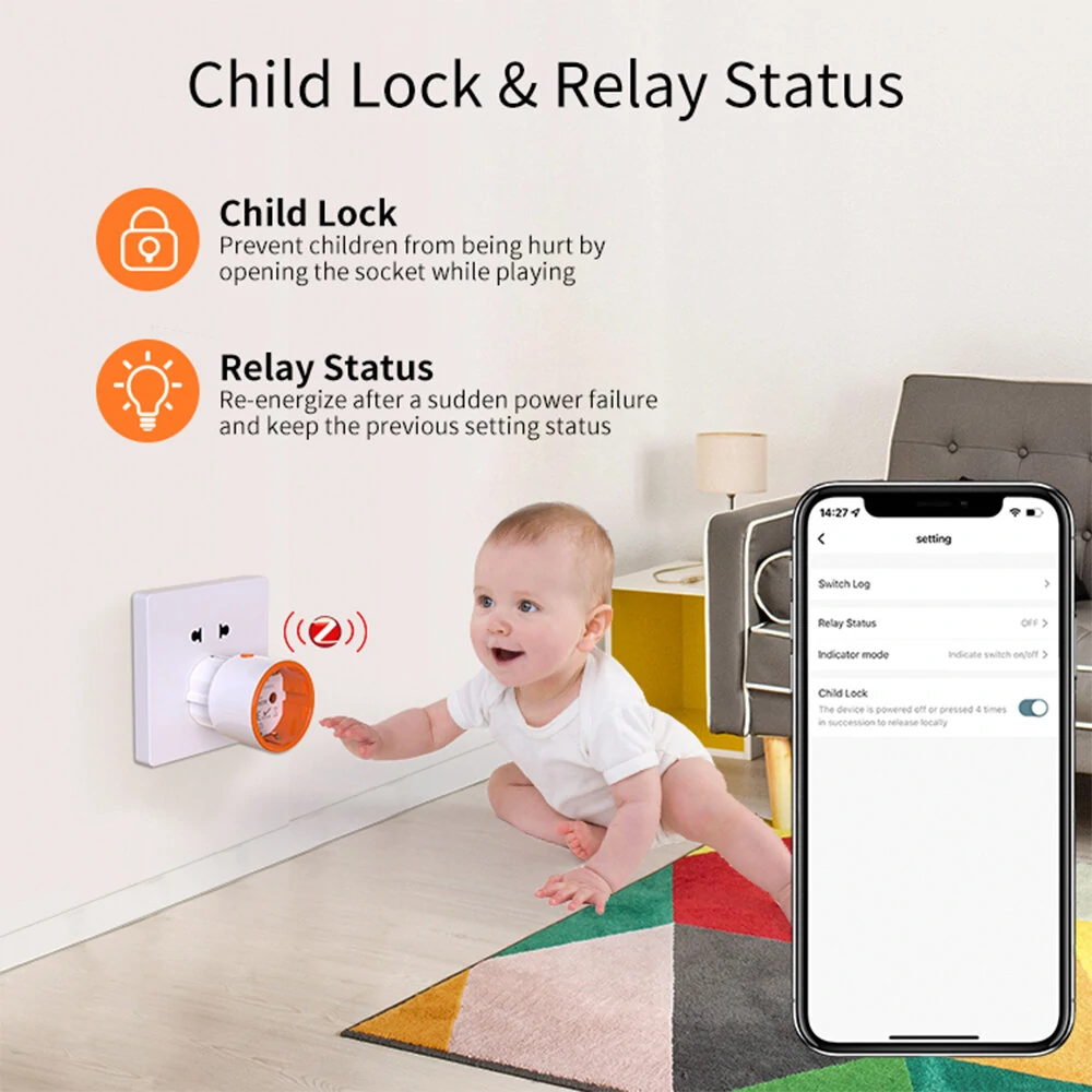Tuya ZIGBE 3.0 Smart Socket EU Plug 16A Outlet Wireless Remote Phone Control Voice Controller Work with Tuya Gateway Hub Alexa Google Home — view 5