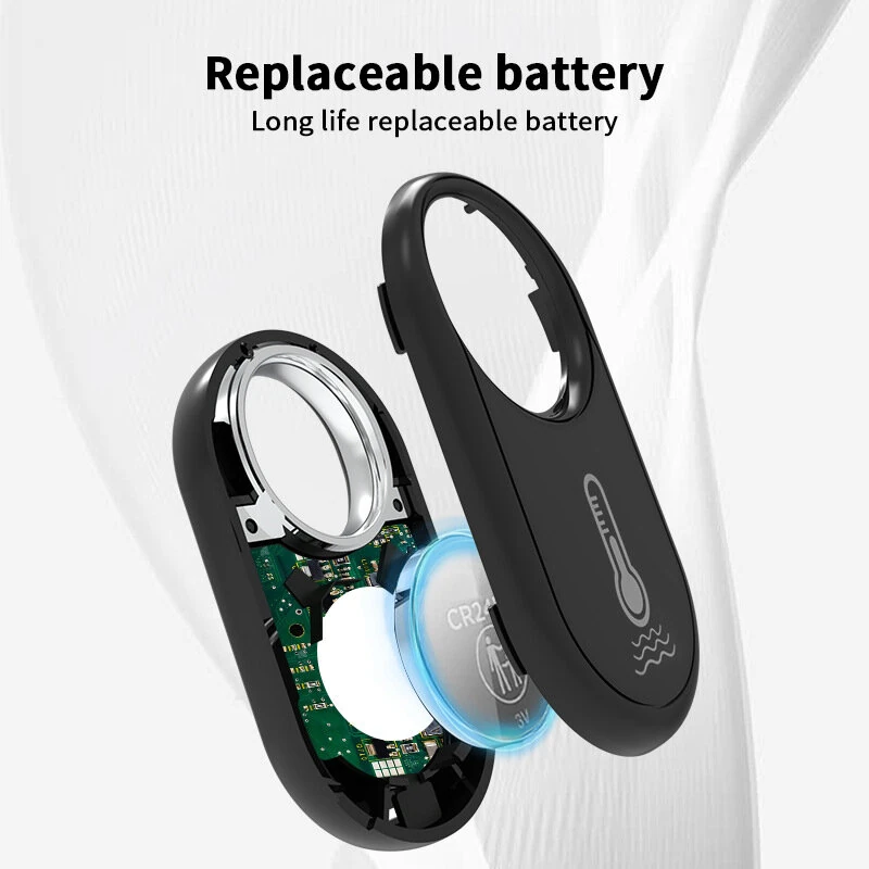 Tuya Zigbe Hanging Temperature Humidity Sensor Removeable Smart Life Thermometer Detector Voice Control with Alexa Google Home — view 7