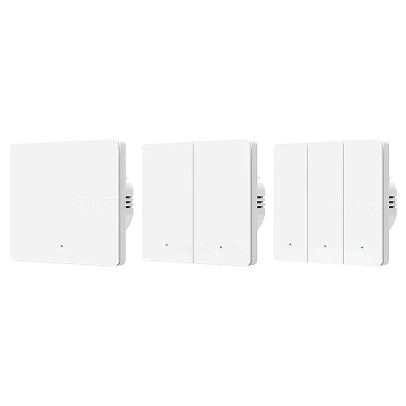 Tuya Zigbe Smart Light Switch Wall Button Switch No Neutral Wire No Capacitor Needed Smart Life APP Voice Remote Control with Alexa Google Home — view 2
