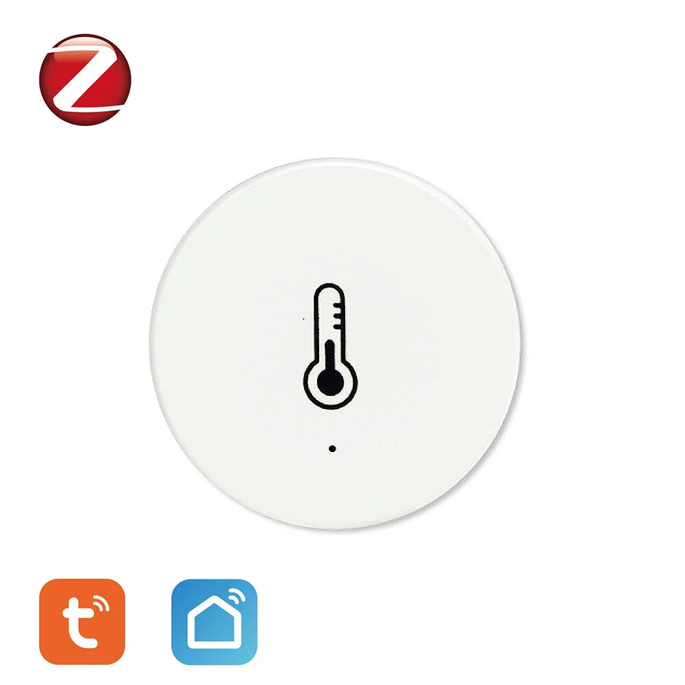 Tuya ZIGBE Temperature and Humidity Sensor with Siren Intelligent APP Remote Control Thermometer Hygrometer Detector — view 2