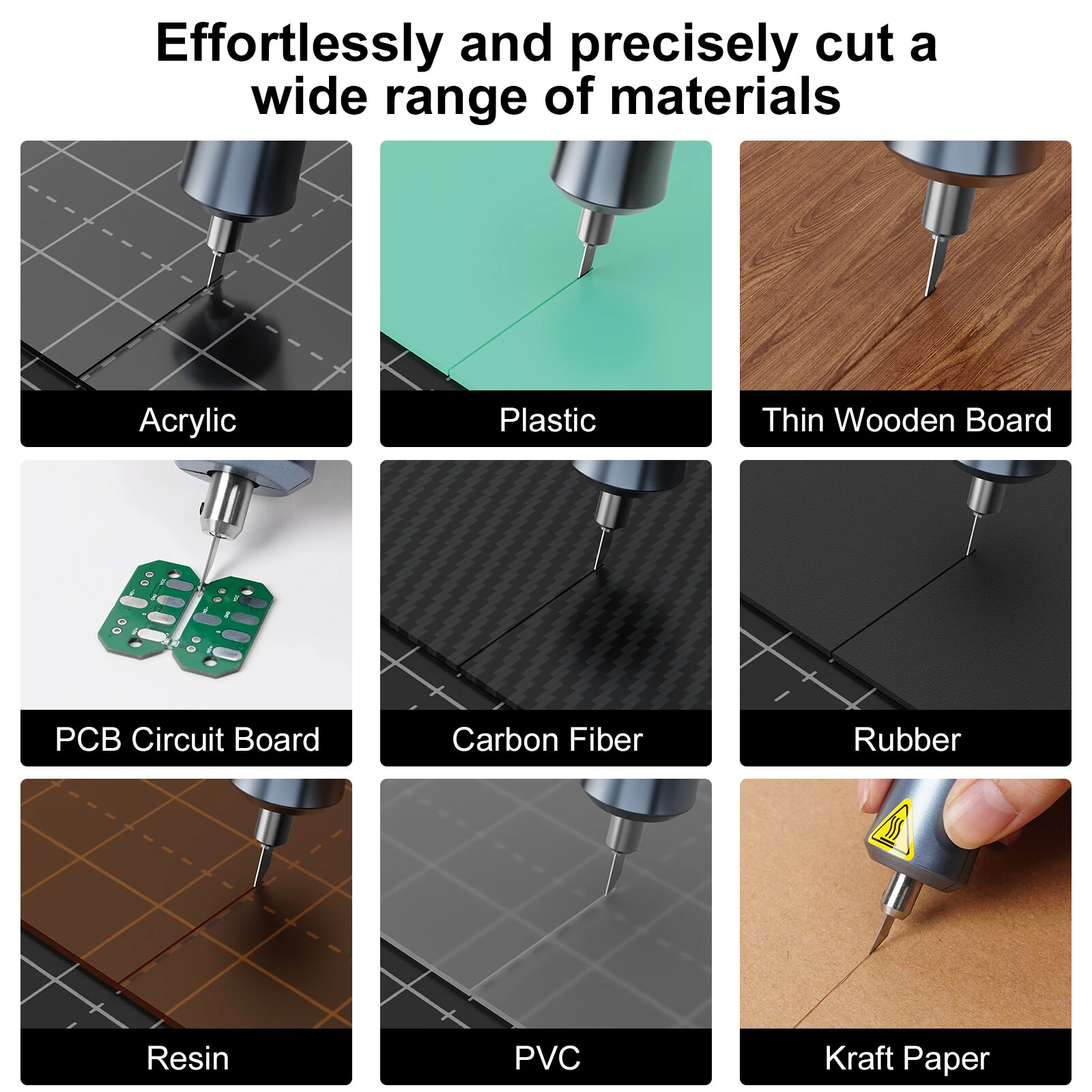 TWO TREES U1 Ultrasonic Scalpel Cutter 40kHz 40W Adjustable Power Precision Carving Knife Tools — view 9