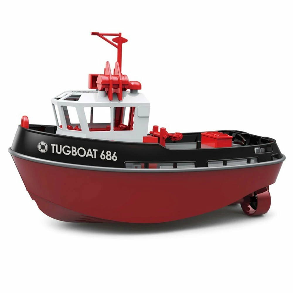 TY XIN 686 2.4G 1/72 Rc Boat Powerful Dual Motor Wireless Electric Remote Control Tugboat Model Toys for Boys Gift — Pricio