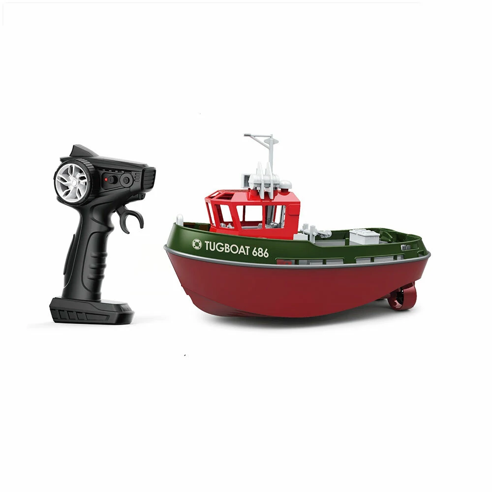 TY XIN 686 2.4G 1/72 Rc Boat Powerful Dual Motor Wireless Electric Remote Control Tugboat Model Toys for Boys Gift — view 4