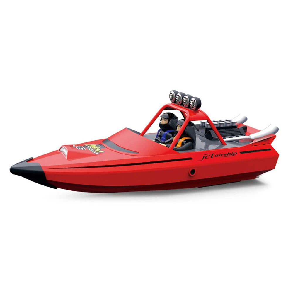 TY XIN 725 2.4G 30km/h RC Boat Jet Speedboat Capsized Reset Waterproof LED Light Remote Control Ship High Speed Vehicles Models — view 2