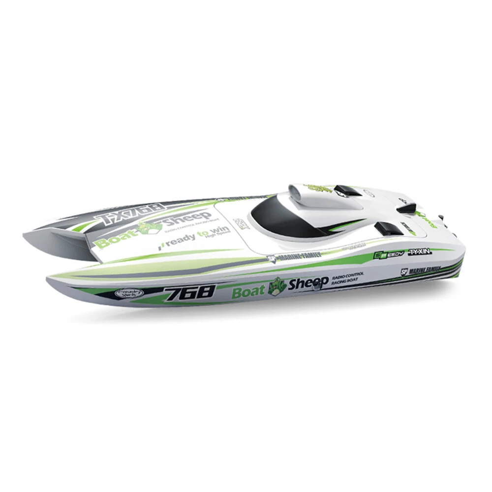 TY XIN 768 Brushless RTR 2.4G 30km/h RC Boat Jet Speedboat Water Cooling Waterproof Remote Control Ship High Speed Full Proportional Vehicles Models Toys — view 3