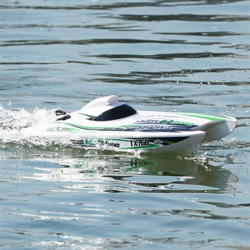 TY XIN 768 Brushless RTR 2.4G 30km/h RC Boat Jet Speedboat Water Cooling Waterproof Remote Control Ship High Speed Full Proportional Vehicles Models Toys — view 9