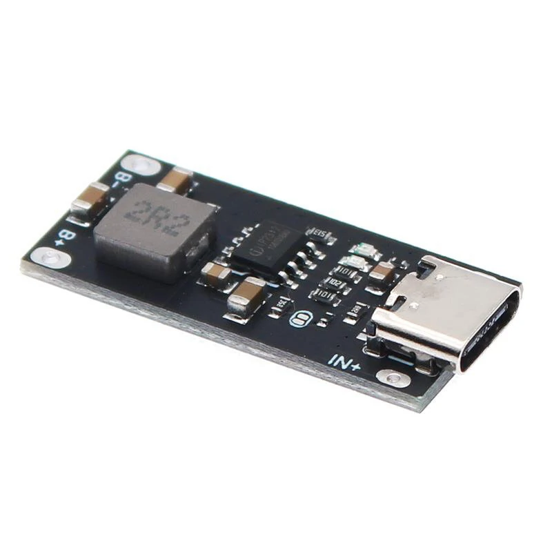 Type-C USB Input 3A High-current Polymer Ternary Lithium Battery Charging Board 5V-4.2V — view 5