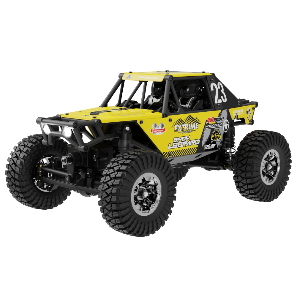 UDIRC UCX2405 UCX2405 PRO RTR 1/24 2.4G 4WD RC Car Rock Crawler Off-Road Climbing Cage Trail Truck Snow Leopard LED Light Full Proportional Vehicles Models Oil Filled Shocks Toys — view 7