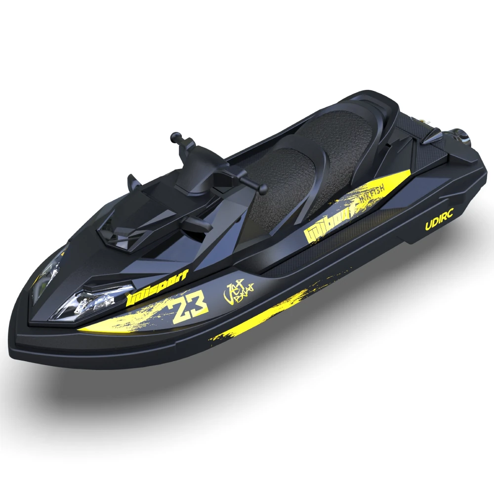 UDIRC UDI023/UDI023PRO 2.4G Brushed/Brushless Jet Spray RC Boat INKFISH Remote Control Speedboat Waterproof Self-Righting LED Lights RTR High Speed Vehicles Models Toys — UDIRC