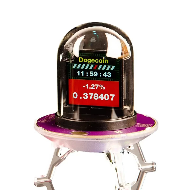 UFO-CLOCK Creative Weather Clock LED Display Multi-function UFO-CLOCK Creative Weather Stock Exchange Rate Clock — view 2
