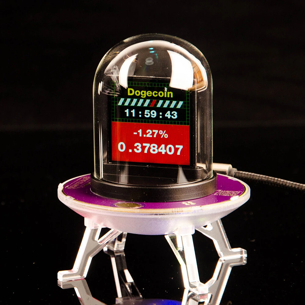 UFO-CLOCK Creative Weather Clock LED Display Multi-function UFO-CLOCK Creative Weather Stock Exchange Rate Clock — view 3
