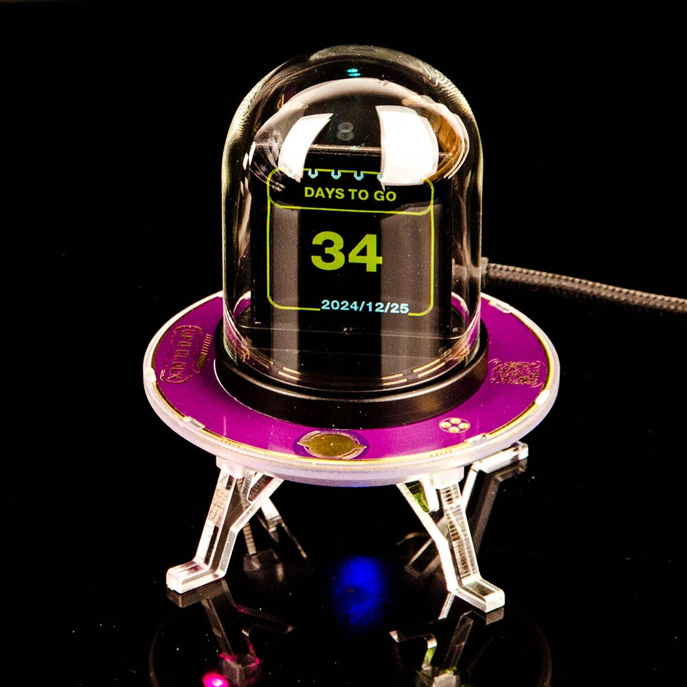 UFO-CLOCK Creative Weather Clock LED Display Multi-function UFO-CLOCK Creative Weather Stock Exchange Rate Clock — view 6
