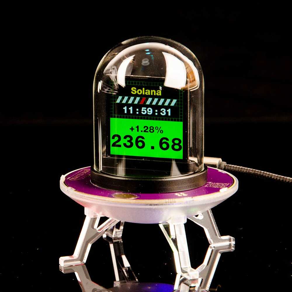 UFO-CLOCK Creative Weather Clock LED Display Multi-function UFO-CLOCK Creative Weather Stock Exchange Rate Clock — view 7