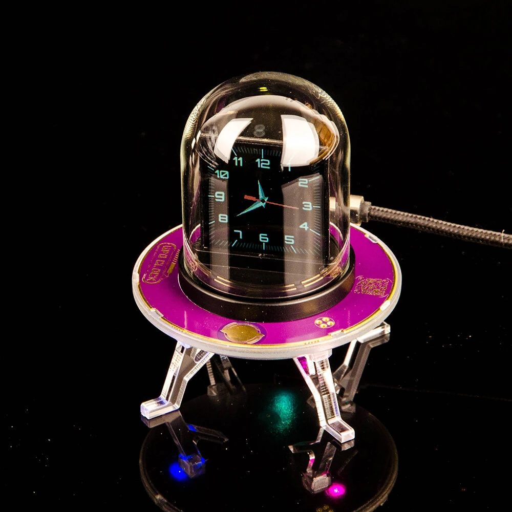 UFO-CLOCK Creative Weather Clock LED Display Multi-function UFO-CLOCK Creative Weather Stock Exchange Rate Clock — view 8