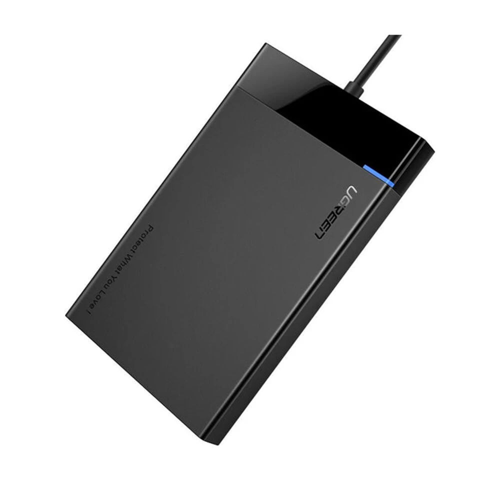 UGREEN 2.5 inch SATA Hard Drive Enclosure USB 3.0/Micro-B 3.0 External Solid State Disk Box 5Gbps 6TB Max HDD SSD Mobile Hard Drive Case Support UASP S.M.A.R.T Sleep Mode CM471 — view 5