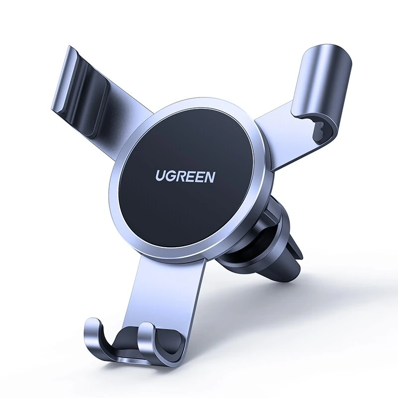 Ugreen LP493 Car Air Vent Gravity Mount Stand with Universal Rotary Ball Aluminum Alloy Clamp Support for 4.7-7.2 inch Mobile Phones — view 2
