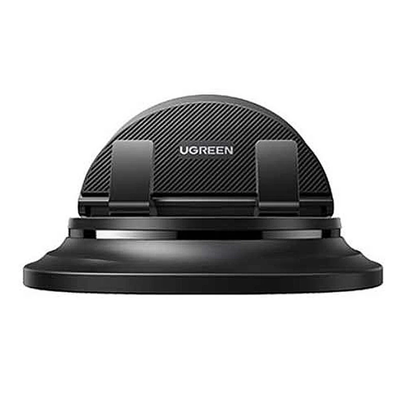 UGREEN LP995 Dashboard Phone Holder Car Mount 360° Rotation Heat Resistant Up to 80°C Adhesive Base Anti Shake for Phone and Small Tablet — view 3