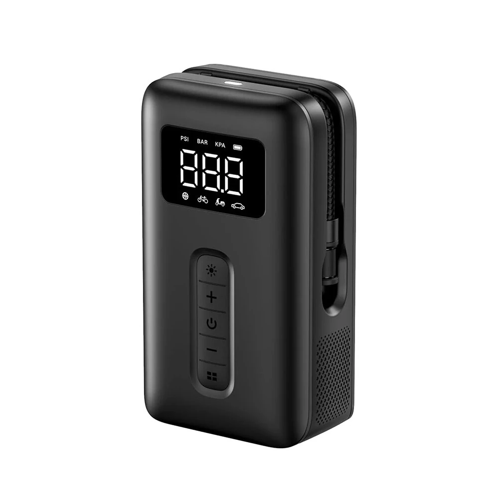 UGREEN Tire Inflator Portable Air Compressor 150PSI Air Pump with Battery LED Light Cordless Tire Pump for Cars Bikes Balls — view 9