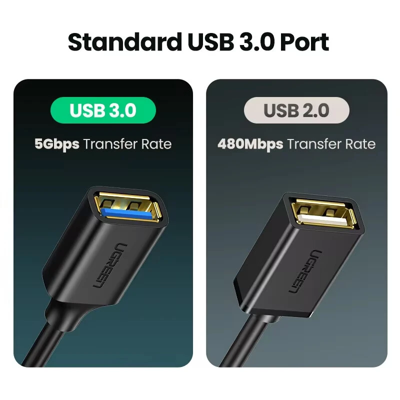 Ugreen US154 Type-C Male to USB3.0 Female OTG Adapter Cable for Phone Laptop Tablet U Disk — view 8