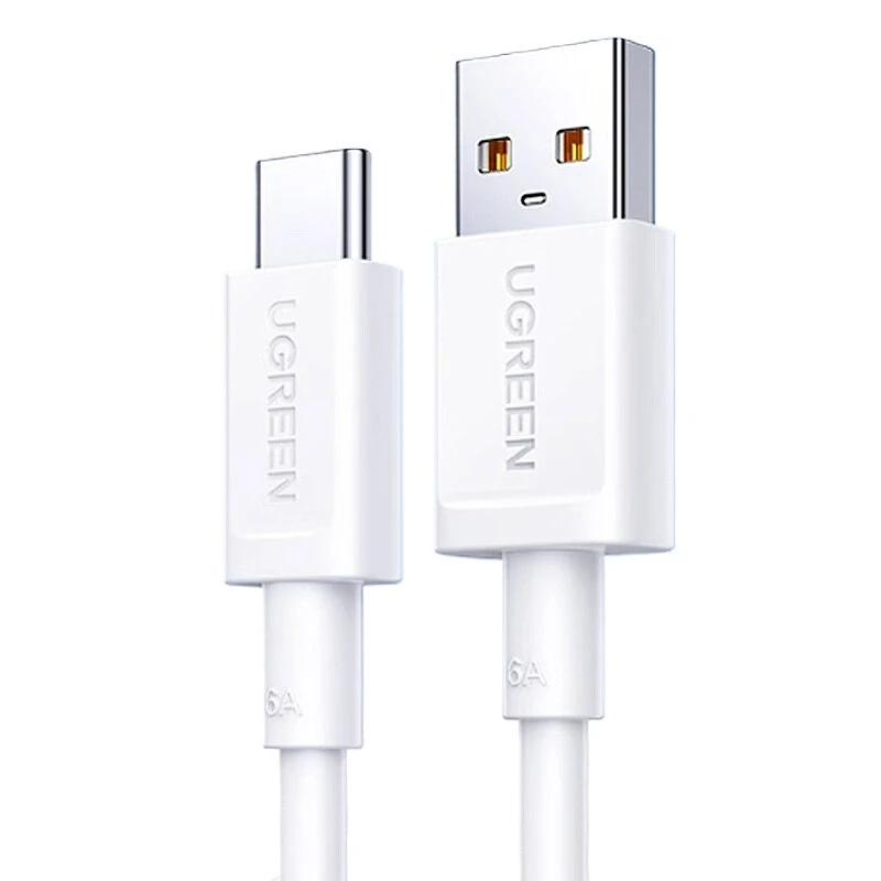 Ugreen US253 6A 100W USB2.0 to Type-C Cable Fast Charging Data Transmission Tinned Copper Core Line 1M Long for iPhone 16 16 Plus 16 Pro 15 ProMax for SAMSUNG Galaxy Z Fold7 for HUAWEI for OPPO for XIAOMI REDMI — UGREEN