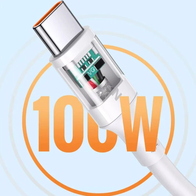 Ugreen US253 6A 100W USB2.0 to Type-C Cable Fast Charging Data Transmission Tinned Copper Core Line 1M Long for iPhone 16 16 Plus 16 Pro 15 ProMax for SAMSUNG Galaxy Z Fold7 for HUAWEI for OPPO for XIAOMI REDMI — view 3