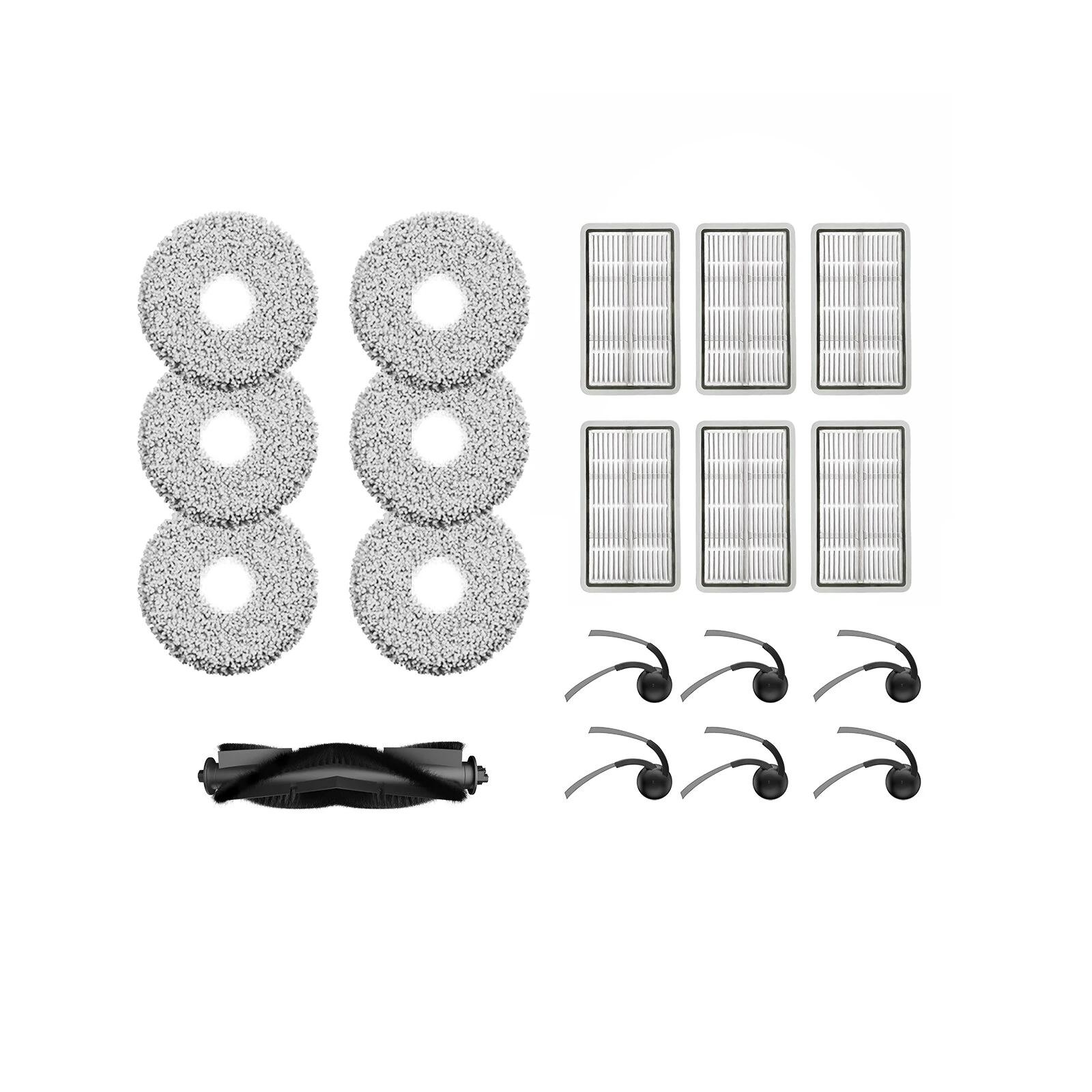 Ultenic MX50 Robot Vacuum Cleaner Replacement Parts Kit Filters Side Brushes Roller Brush Mop Pads Accessories Set — Ultenic