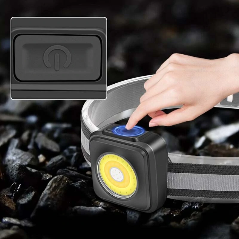 Ultralight COB Mini LED Headlamp USB Rechargeable Portable Strong Outdoor Lighting Headlamp Head Light For Fishing Camping Cycling — view 10