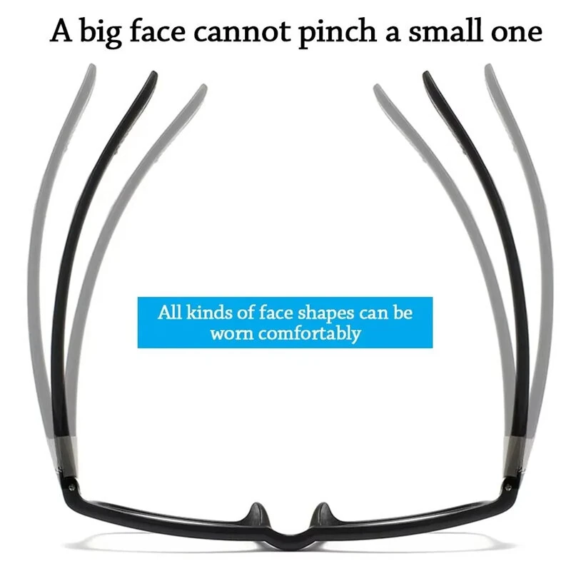 Ultralight Sports Reading Glasses Anti-blue Light Eyewear Glasses TR90 Frame Presbyopia Eyeglasses for Men Women — view 5
