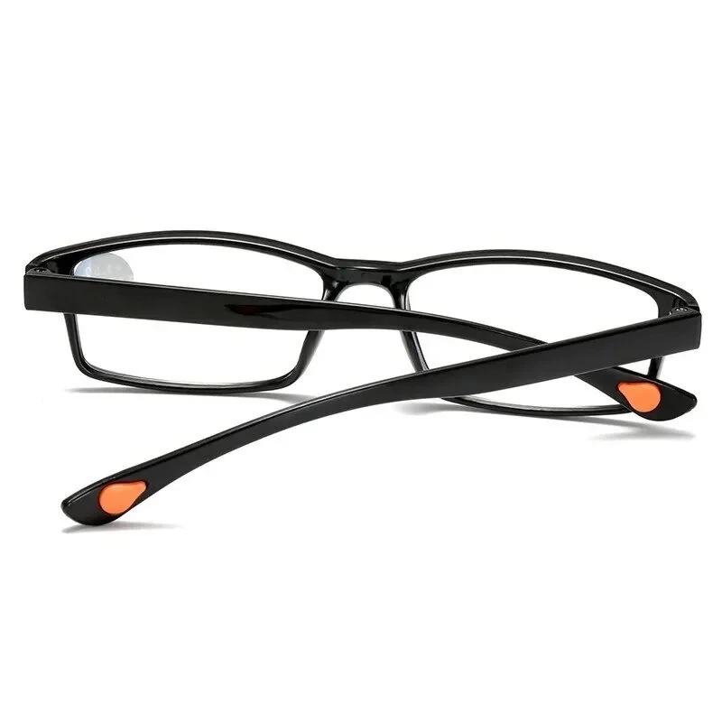 Ultralight TR90 Reading Glasses Flexible Bendable Frame Fashion Rectangular Blue Light Blocking Computer Eyewear — view 3