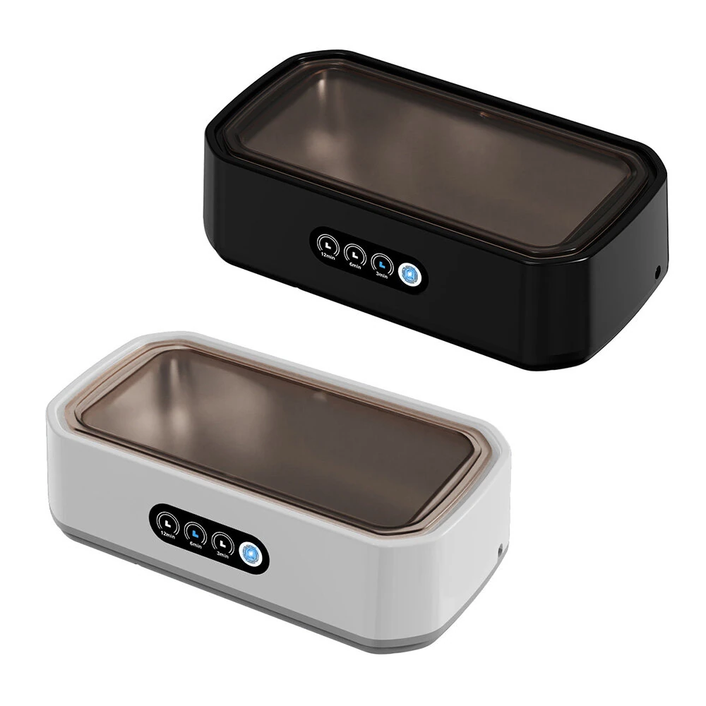 Ultrasonic Cleaner Multi-functional 650ml Touch Control 48kHz High-Frequency for Jewelry Eyeglasses Dental Appliances Silent Operation UV Sterile Cover — view 2