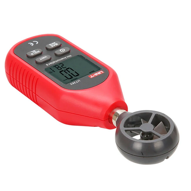 UNI-T UT363 Mini Digital Wind Speed Meter Pocket Anemometer Speed Temperature Tester Thermometer — view 6