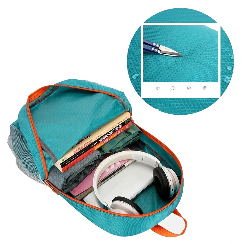 Unisex Outdoor Sports Waterproof Backpack Lightweight Foldable 25L Hiking Fitness Camping Climbing Travel Bag — view 5