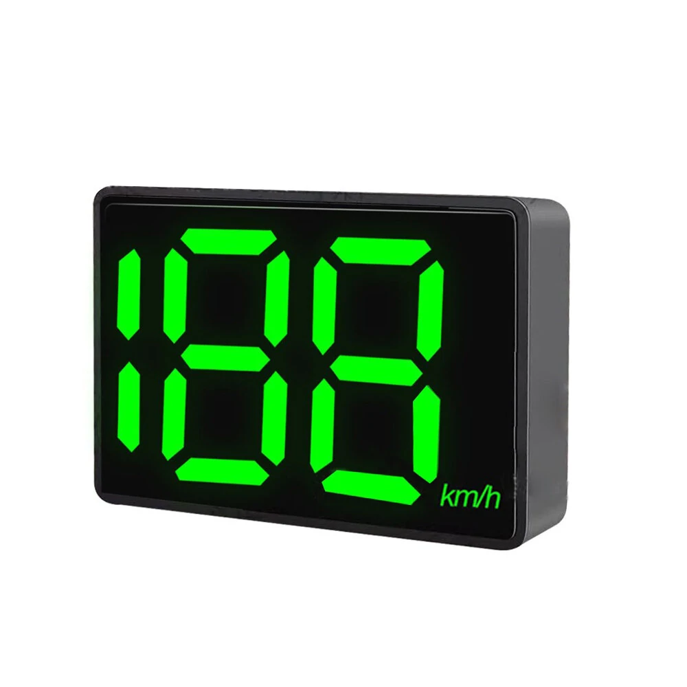 Universal Car GPS HUD Heads Up Display Car Speedometer Display Vehicle Speed Kilometers Miles Speedometer Small Size — Pricio