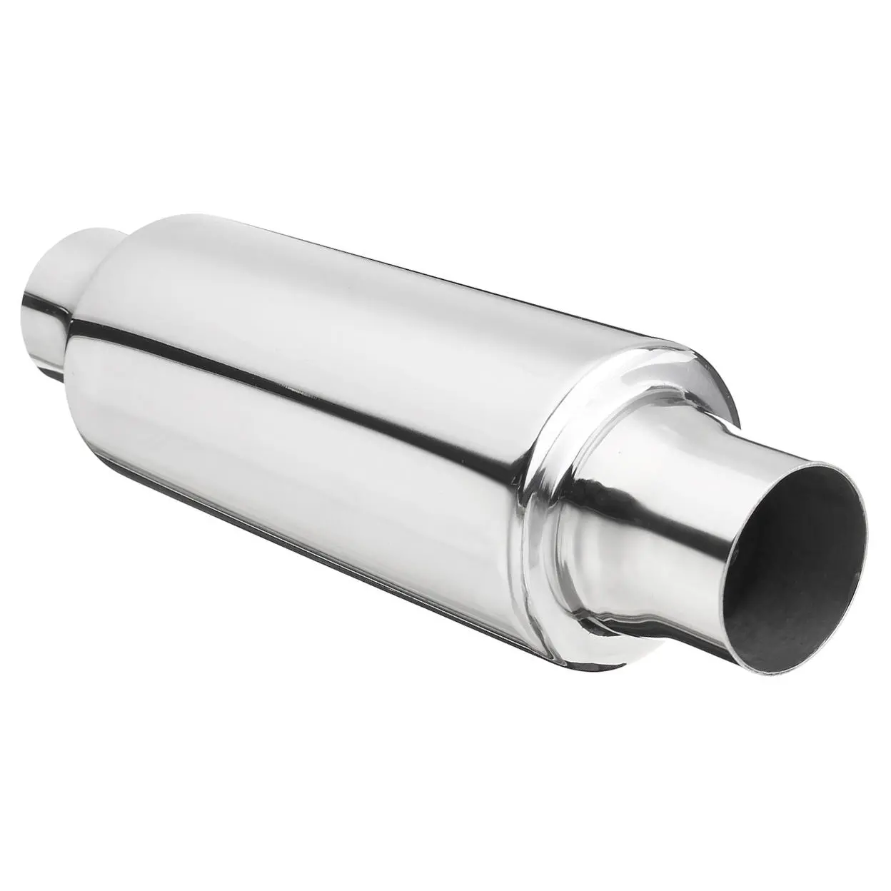 Universal Exhaust Muffler Resonator Stainless Steel — view 2