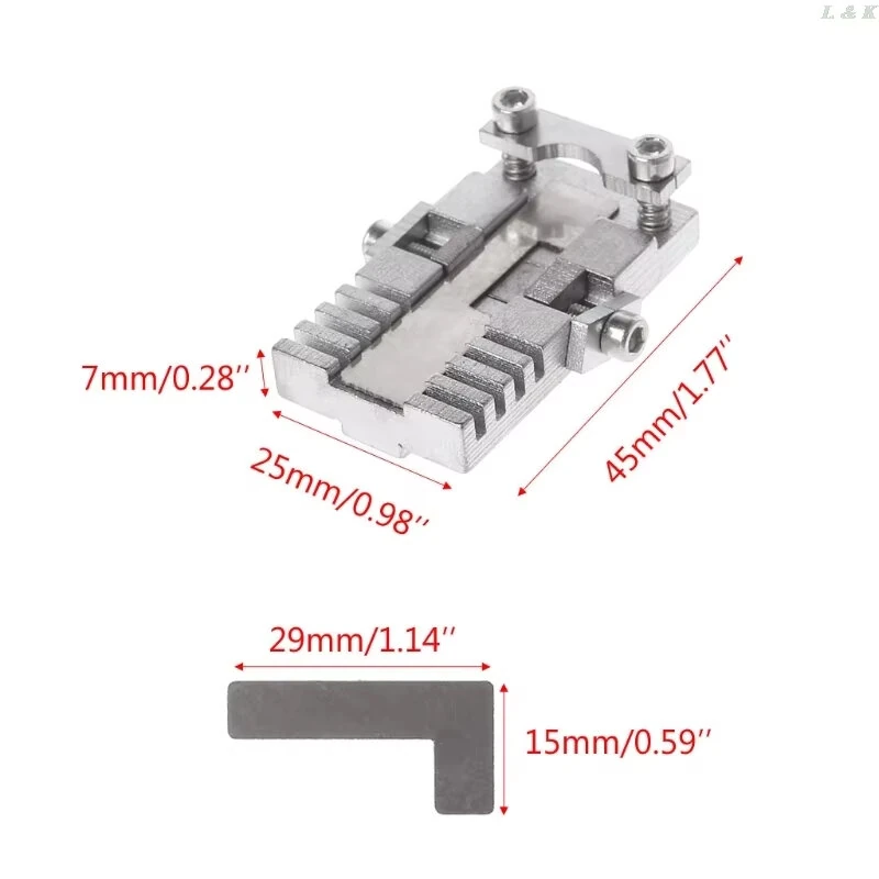 Universal Key Clamping Fixture Duplicating Cutting Machine Stainless Steel Precision Cutting for Car and Door Key Copy Tool — view 5