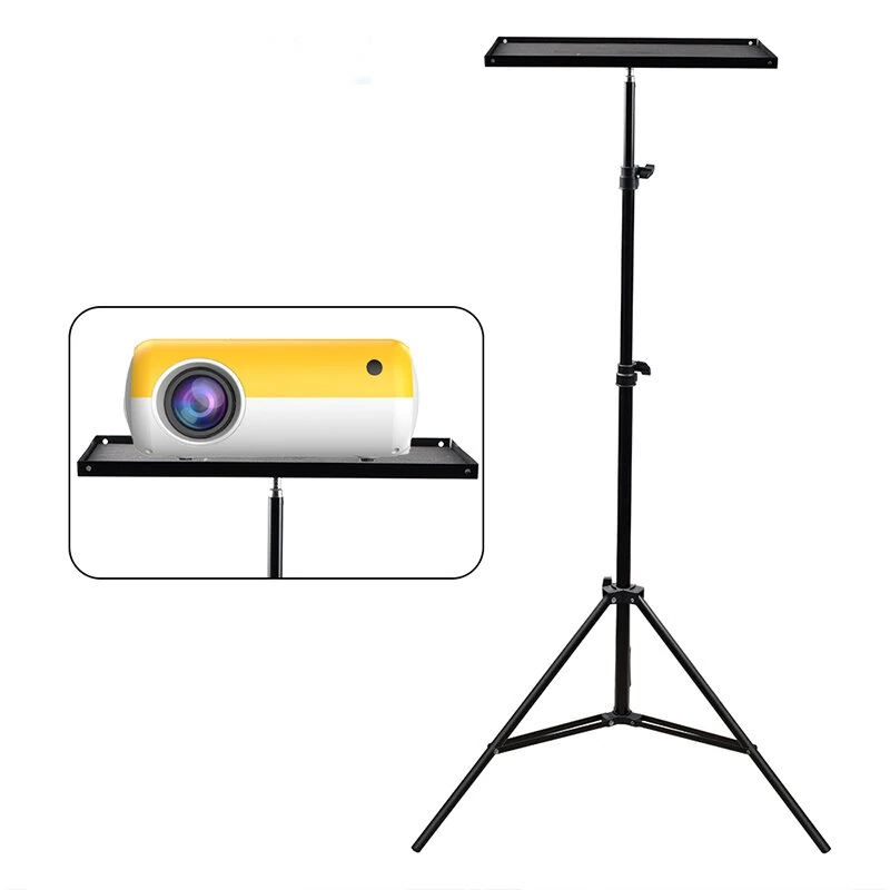 Universal Projector Tripod Stand 110cm 160cm Bracket Projector Accessories Mount Stand for Laptop DSLR Camera Home Theater — Pricio
