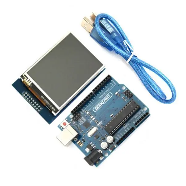 UNO R3 USB Development Board With 2.8 Inch TFT Touch Display Module Geekcreit fo
