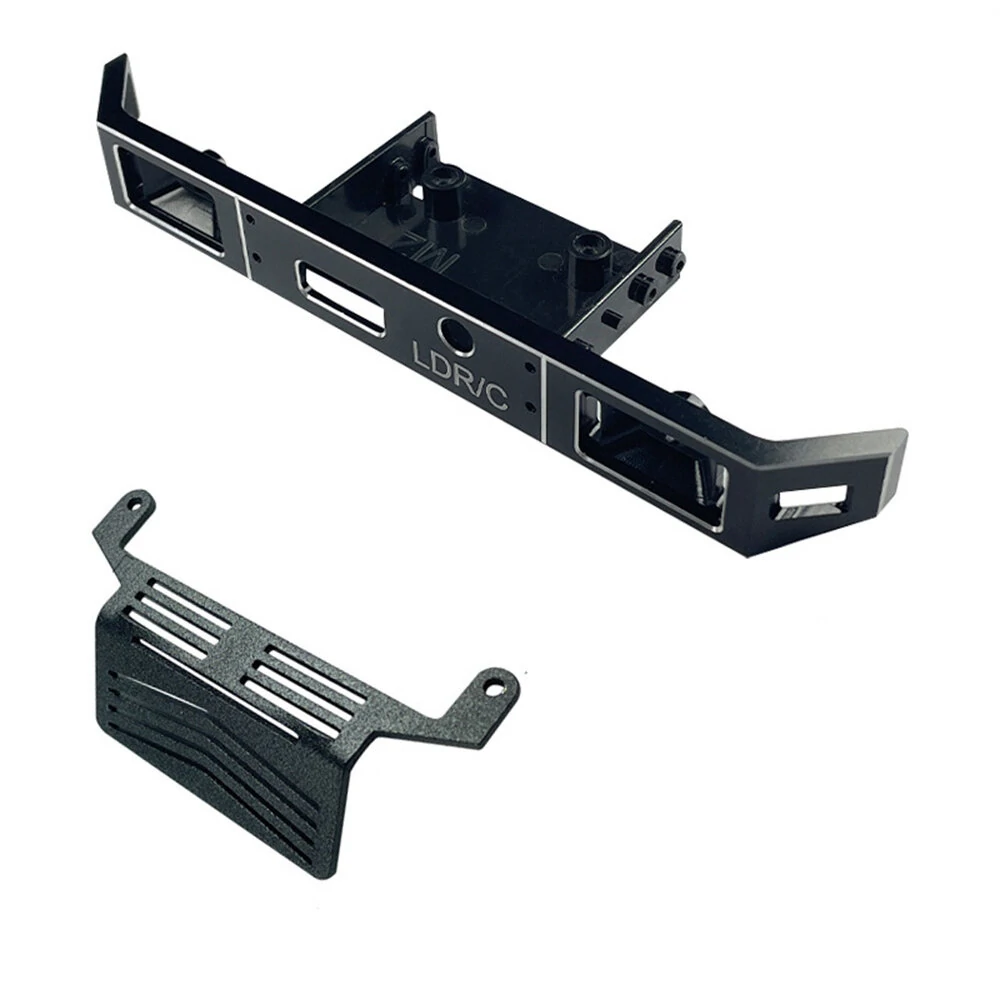 Upgraded Metal Front Bumper Protection Skid Plate for LDR/C P06 1/12 RC Car Vehicles Models Spare Parts — view 3