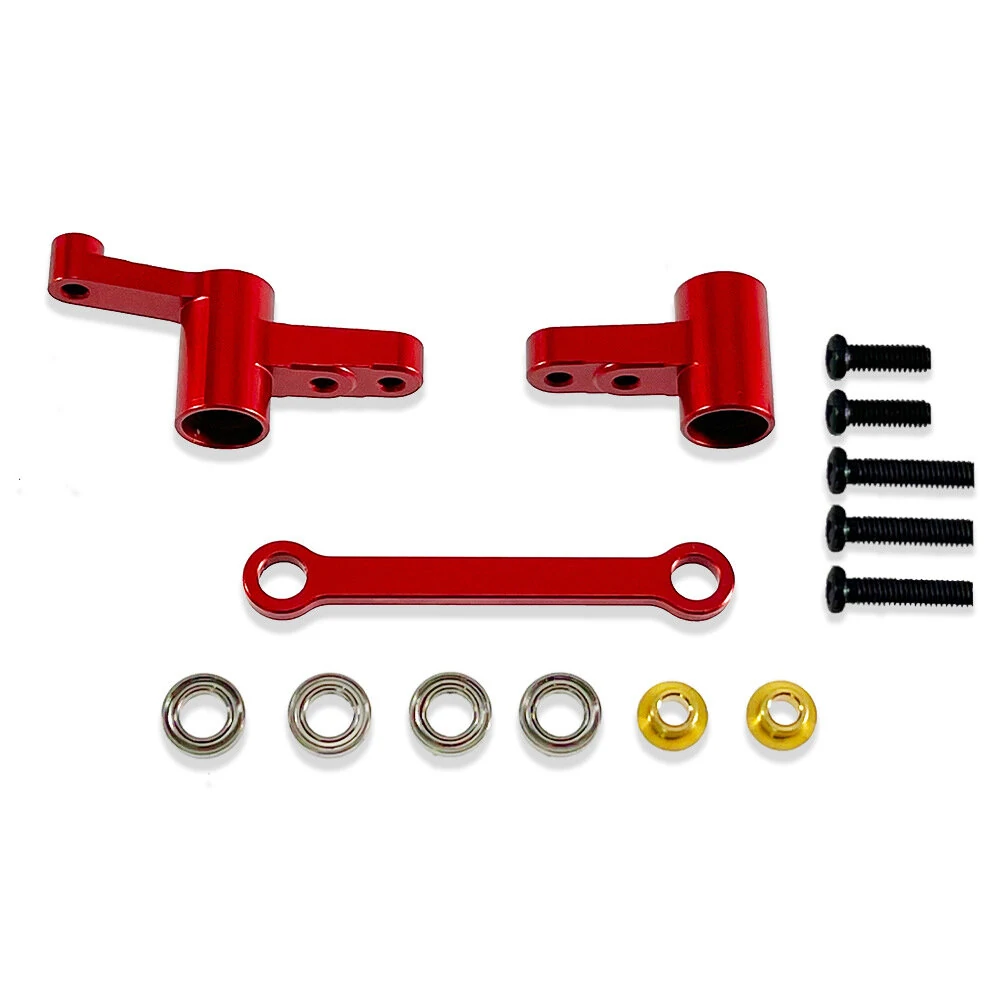 Upgraded Metal Steering Assembly With Bearings For MJX HYPER GO 14209 14210 H14BM 1/14 Remote Control Car Accessories — Pricio