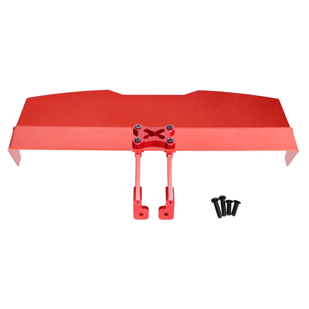 Upgraded Metal Tail Wing for Wltoys 124019 144001 1/12 1/14 RC Cars Vehicles Models Spare Parts Accessories — view 3
