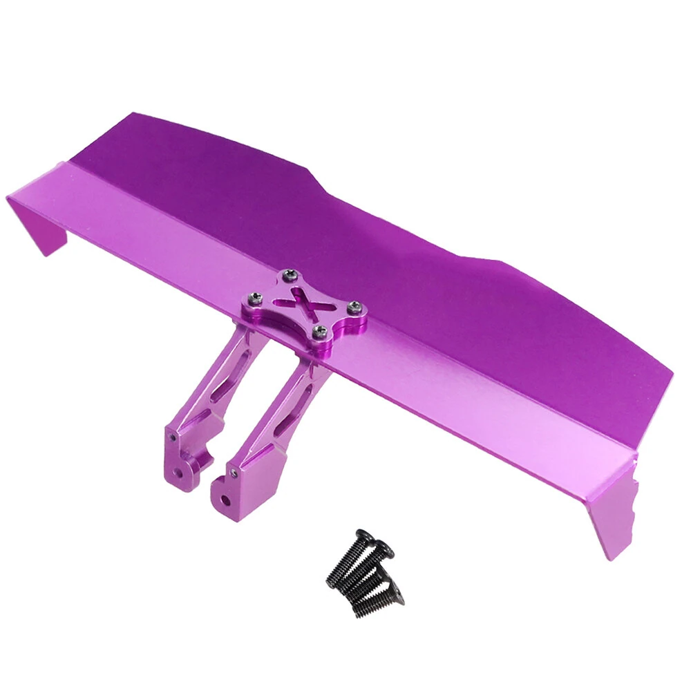 Upgraded Metal Tail Wing for Wltoys 124019 144001 1/12 1/14 RC Cars Vehicles Models Spare Parts Accessories — view 8