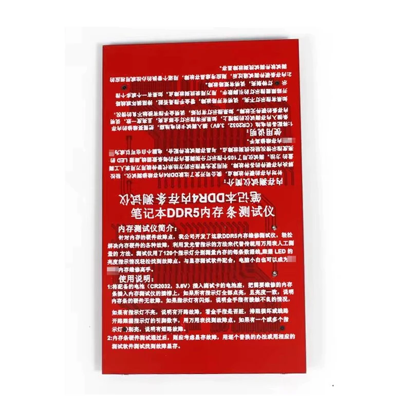 Upgraded Notebook DDR4/DDR5 Dual-Use Memory Module Tester SDRAM SO-DIMM Tester Card Memory Slot Diagnostic Tool For Laptop And Desktop With LED Indicator — view 5