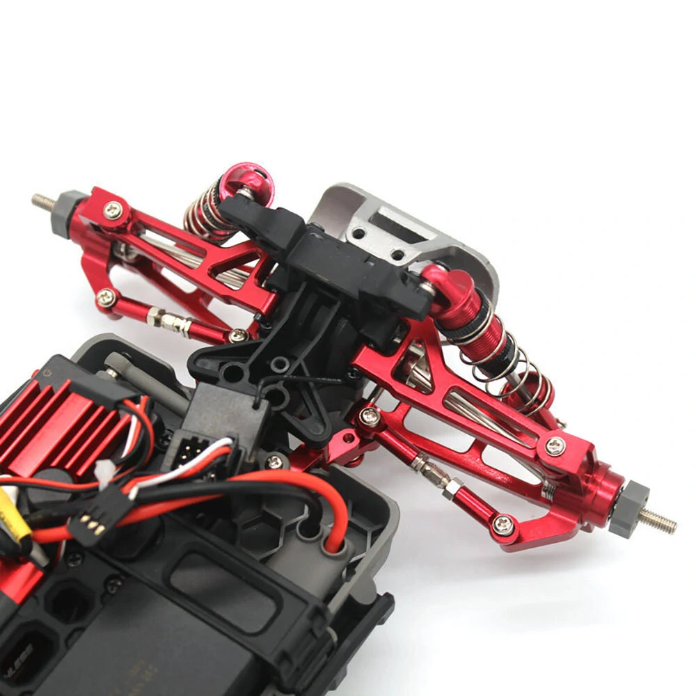 Upgraded Steering Components Steering Rods Servo Arms Servo Rods Accessories For MJX 16207 16208 16209 16210 H16 RC Car Parts — view 7