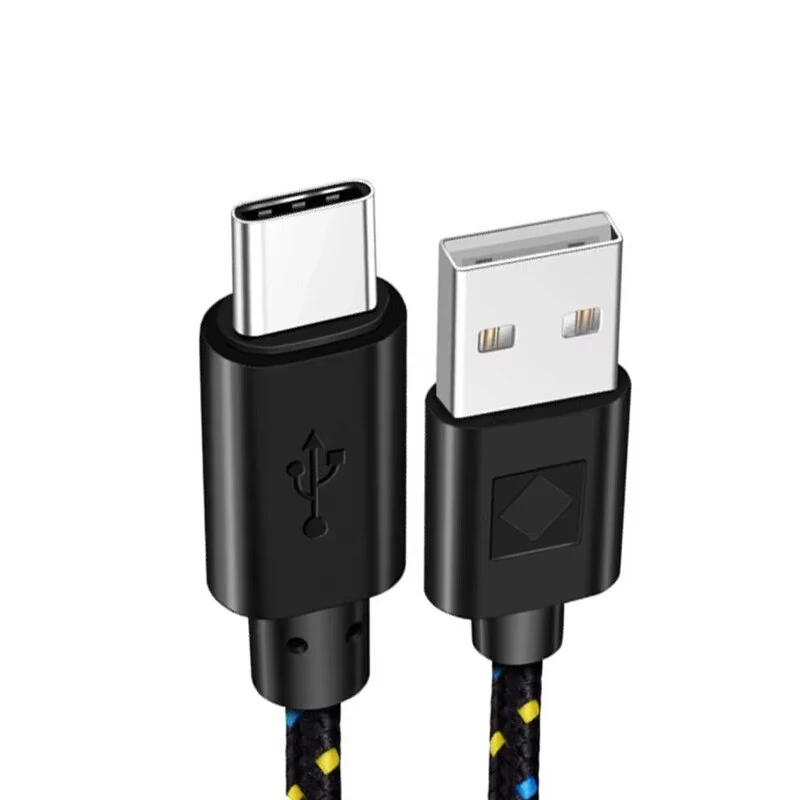 USB-A to Type-C Nylon Braided Data Cable Fast Charging Data Transmission Copper Core Line 1M/2M Long for iPhone 15 15 Plus for Huawei Nova Flip for Samsung Galaxy S24 for Xiaomi Civi 4Pro — view 8