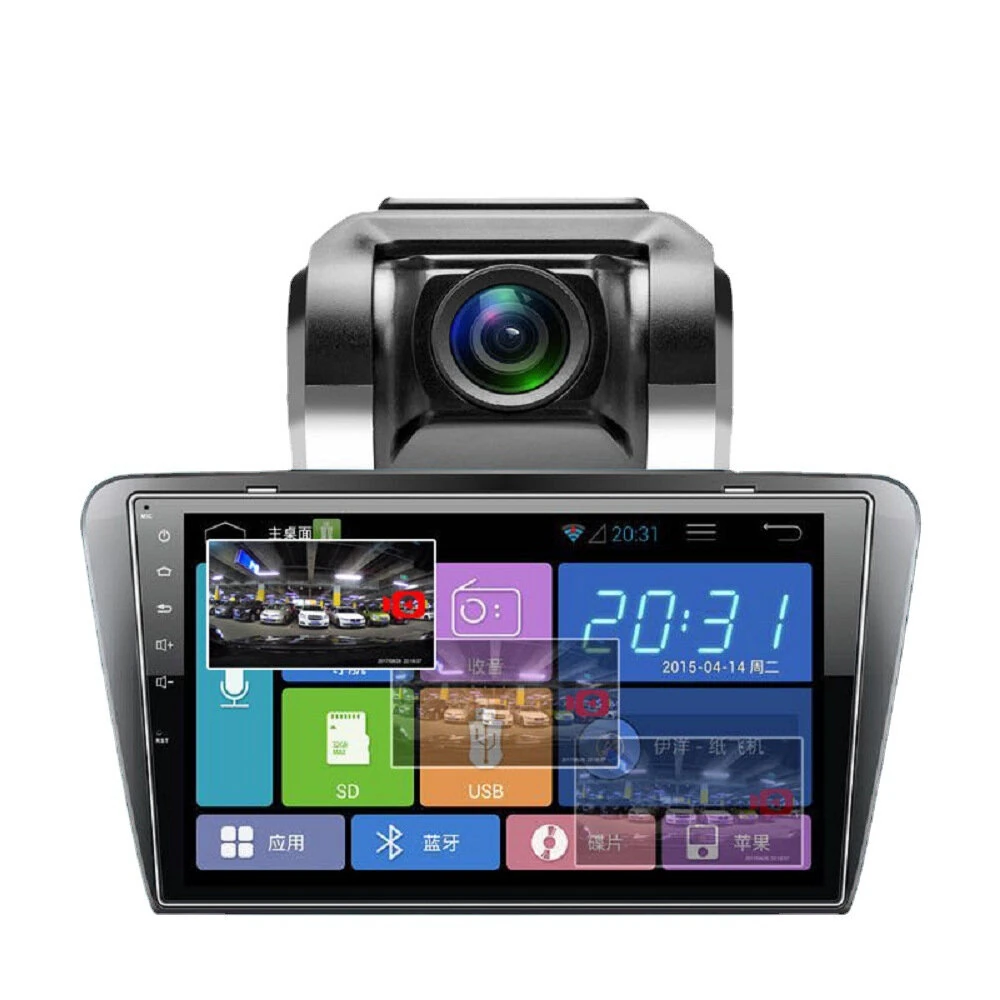 USB Car DVR Dash Cam Android ADAS LDWS FCWS Voice Alarm Warning Wide Angle Video Loop Recording Floating Display G-Shock For DVD Android Player Navigation Unit Auto Audio — view 2