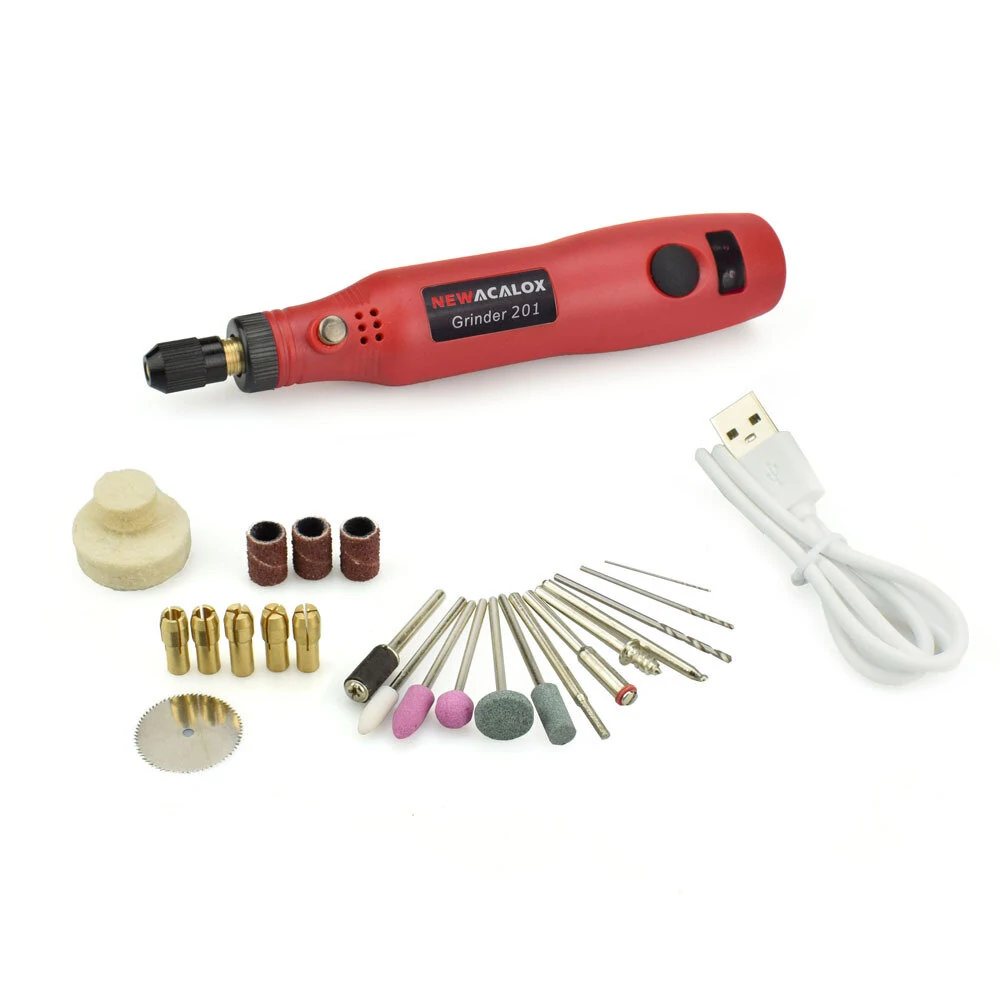 USB Charging 10W Grinding Machine Mini Wireless Variable Speed Rotary Tools Kit Engraver Pen for Milling Polishing — view 5