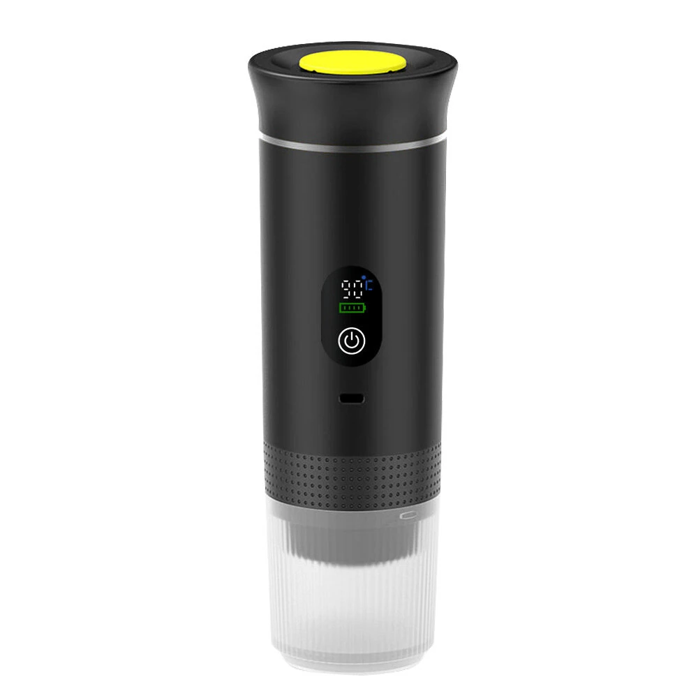 USB Intelligent Digital Display American Italian Capsule Extraction Coffee Machine Outdoor Portable Espresso Coffee Machine for Car Home Travel — view 2
