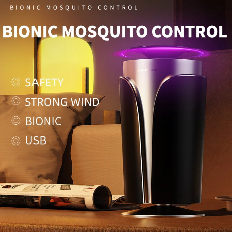 USB Plug-in Household Mosquito Killer Lamp PhySICS Quiet Safety Bug Zappers Guardian MosquitoTrap — view 10